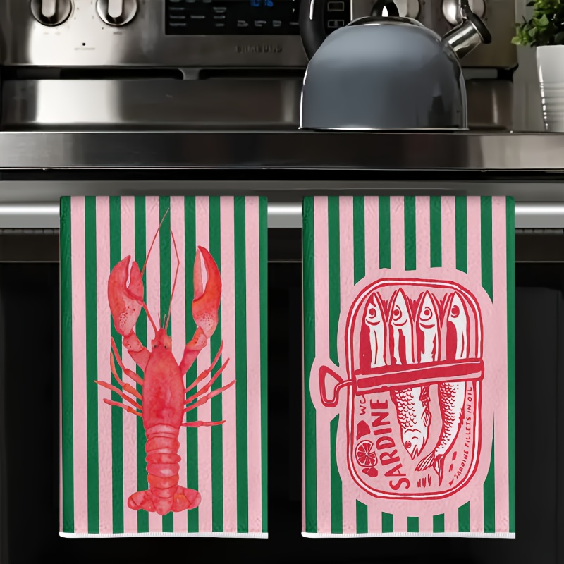 2 Buah, Handuk Dapur Desain Ka - Home Cooking Cookbook ulasan dan harga