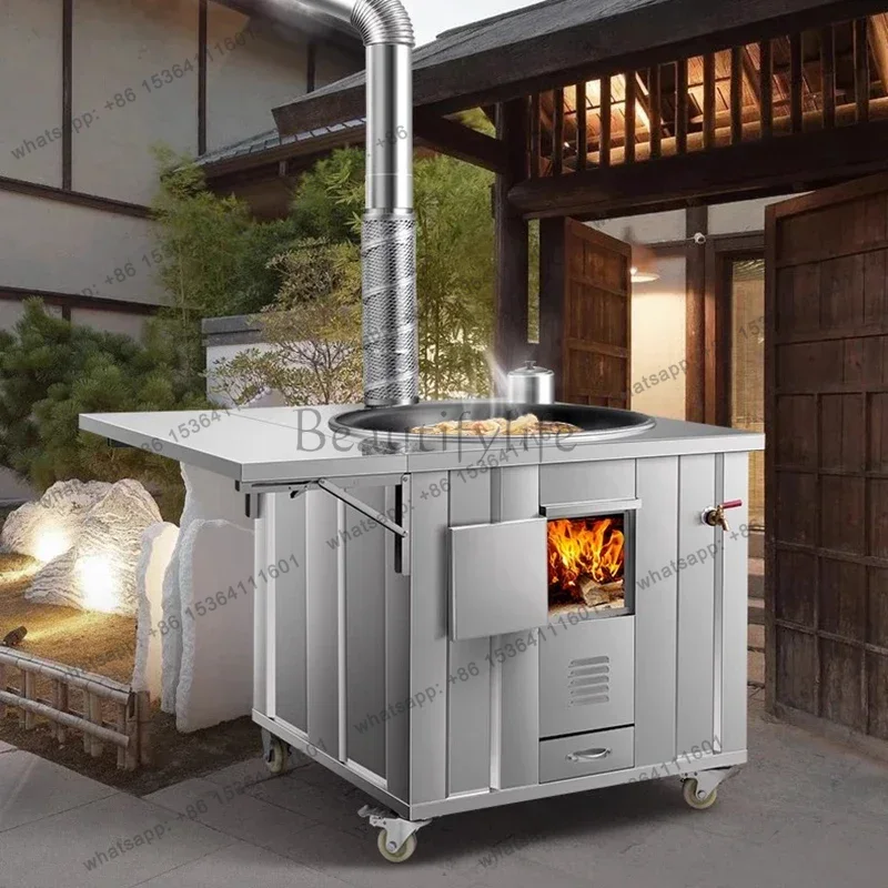 Kompor Kayu Bakar Baja Tahan K - Home Cooking Heater ulasan dan harga
