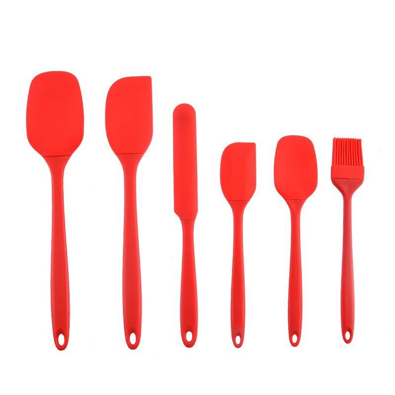 6 Buah Set Spatula Silikon Tah - Home Cooking Cookbook ulasan dan harga